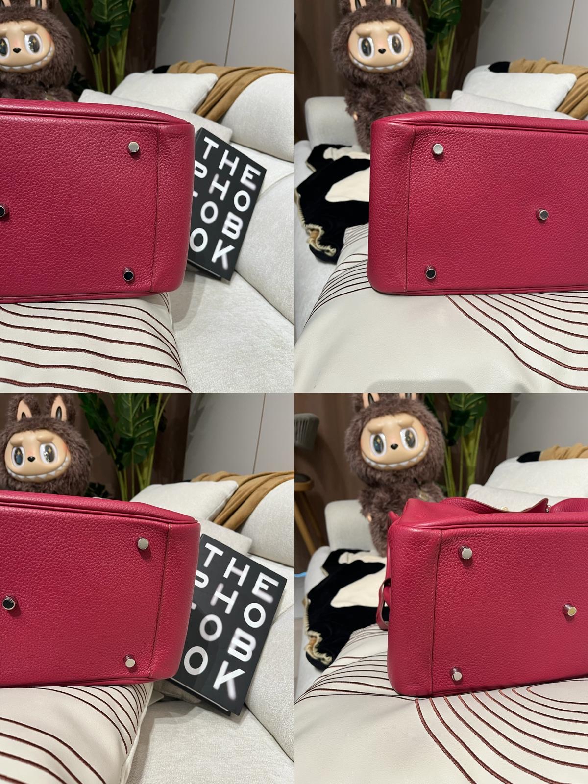 Hermes Lindy 34,rubis,STAMP T 100%Authentic,95%new✅dust bag