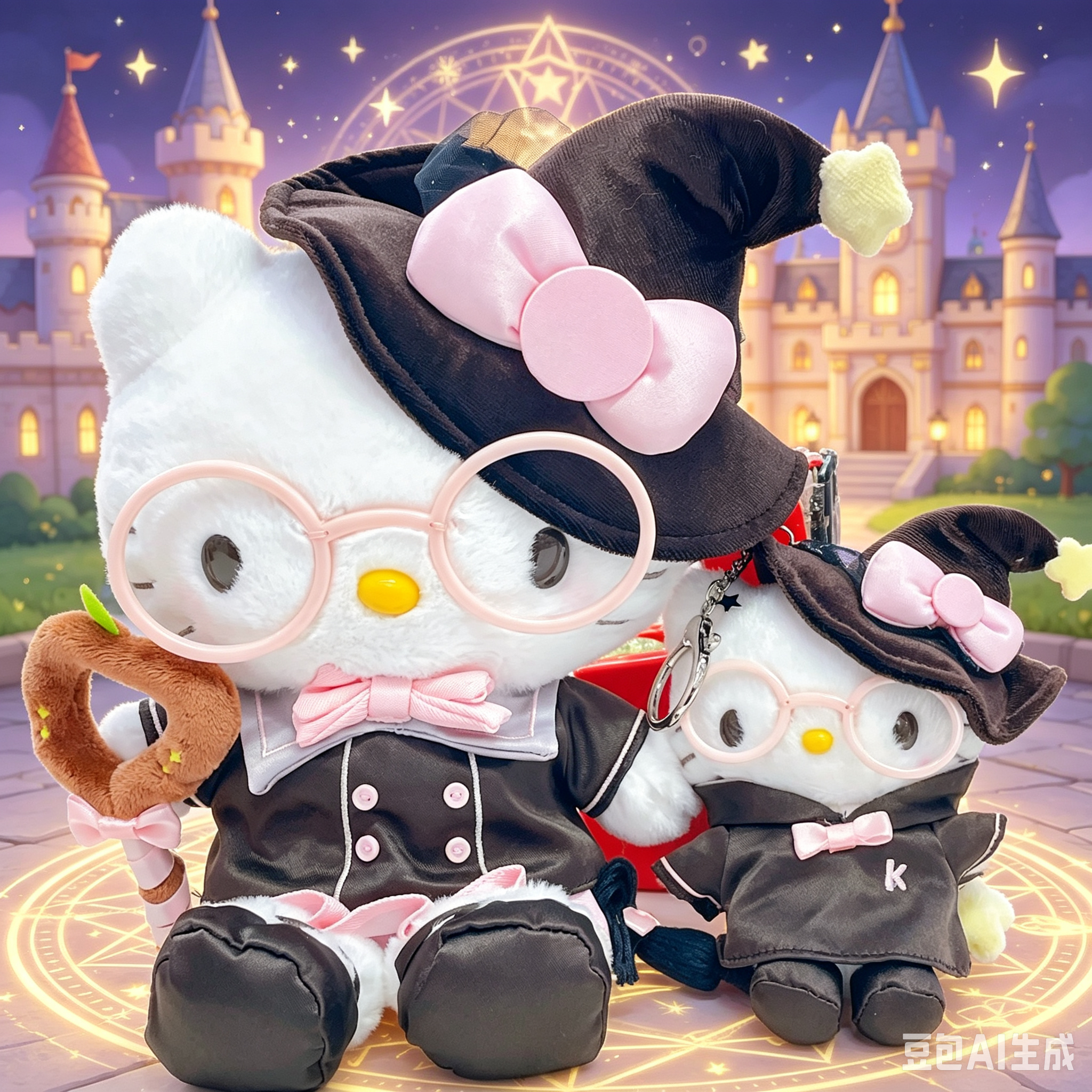 上海限定Sanrio Hello Kitty魔法學院系列公仔