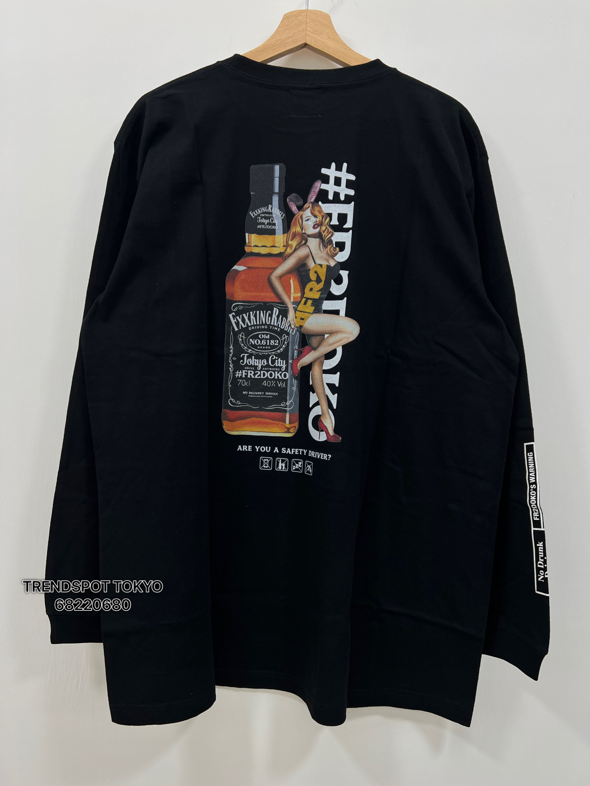 FR2DOKO? LIMITED FR2 DOKO CHIVAS L/S TEE / BLACK | TRENDSPOT TOKYO