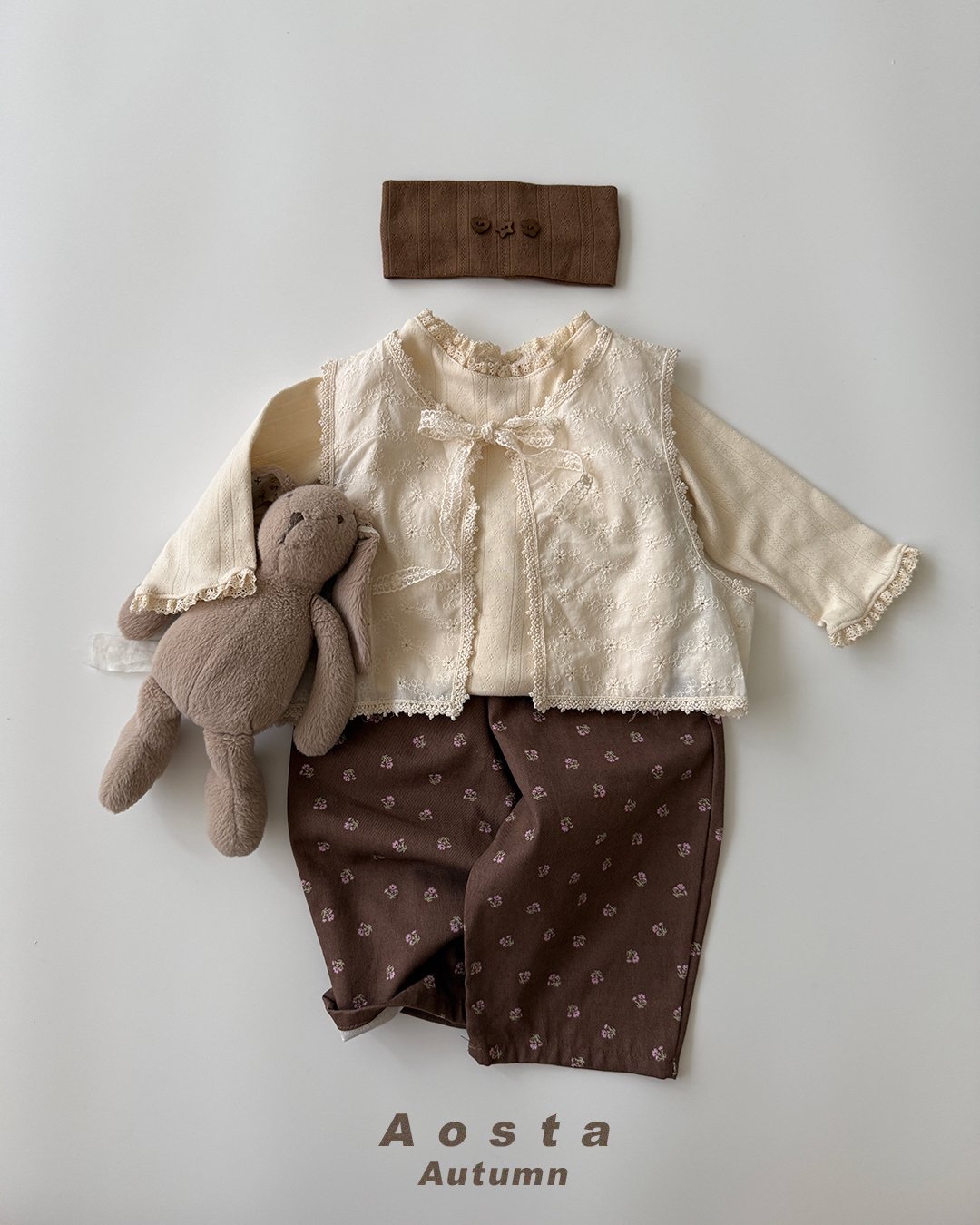 Aosta | [Lace Open Vest]