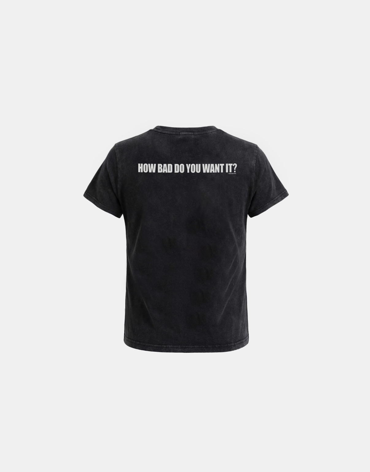 BADBLOOD [w-tee26-131] DO YOU WANT IT Short Sleeve T-Shirt - Black