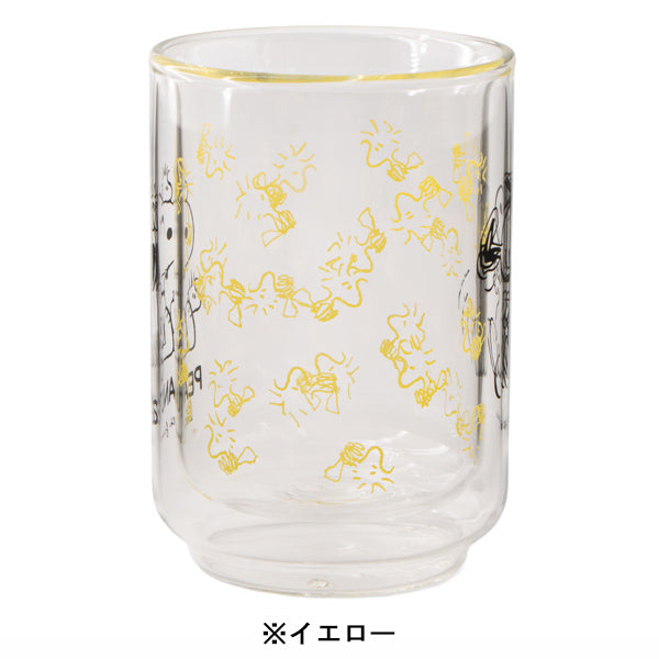 【預訂】Snoopy 玻璃杯 (yellow)