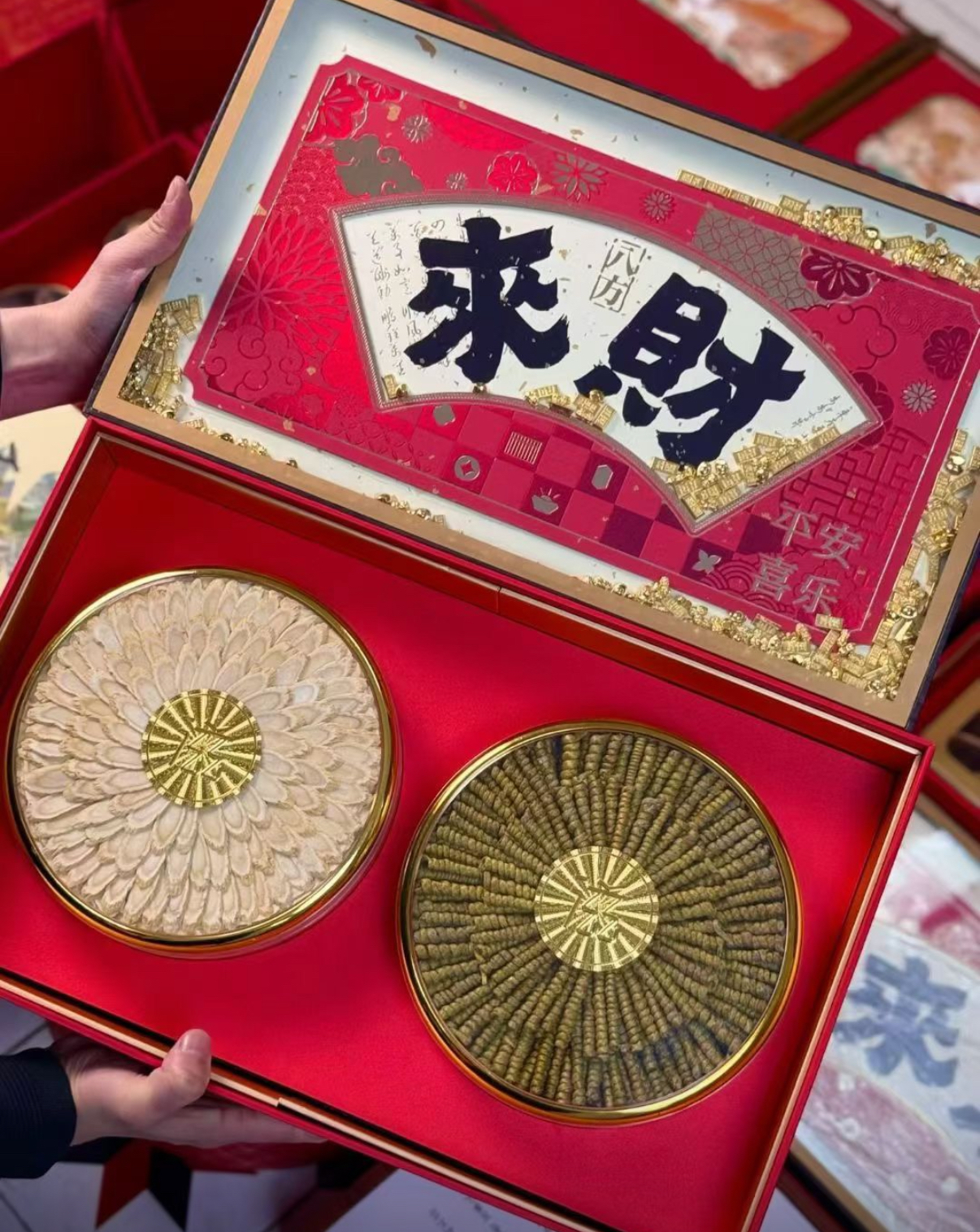 新年禮盒養生禮盒Round 2 來財花旗參米斛雙拼禮