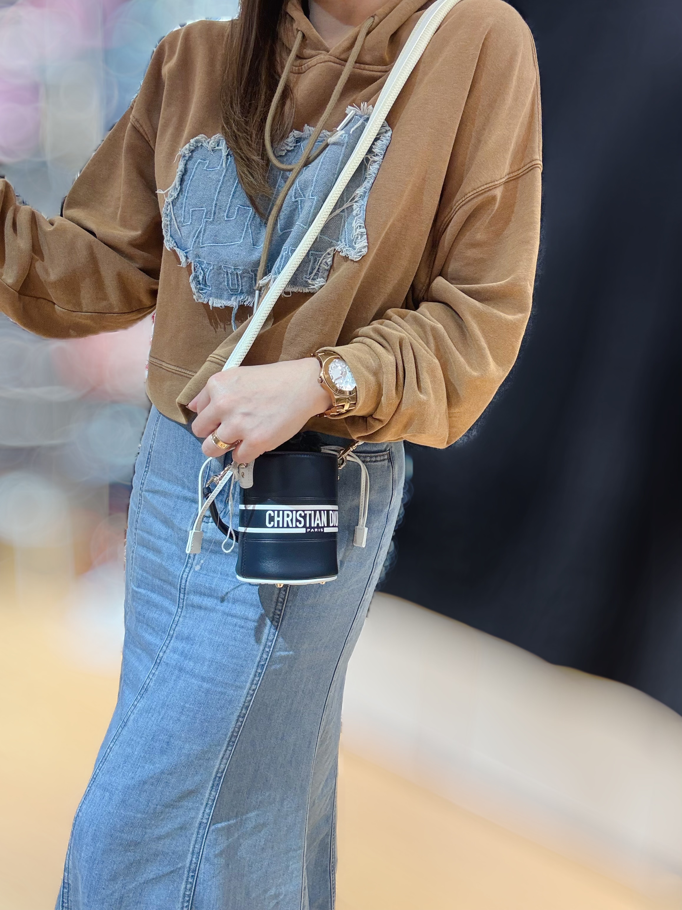 Dior Vibe bucket mirco navy