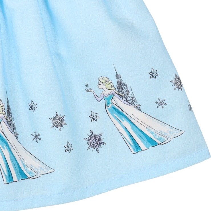 🇯🇵限時預訂 日本直送🇯🇵Elsa印花荷葉邊水手領露肩連身裙