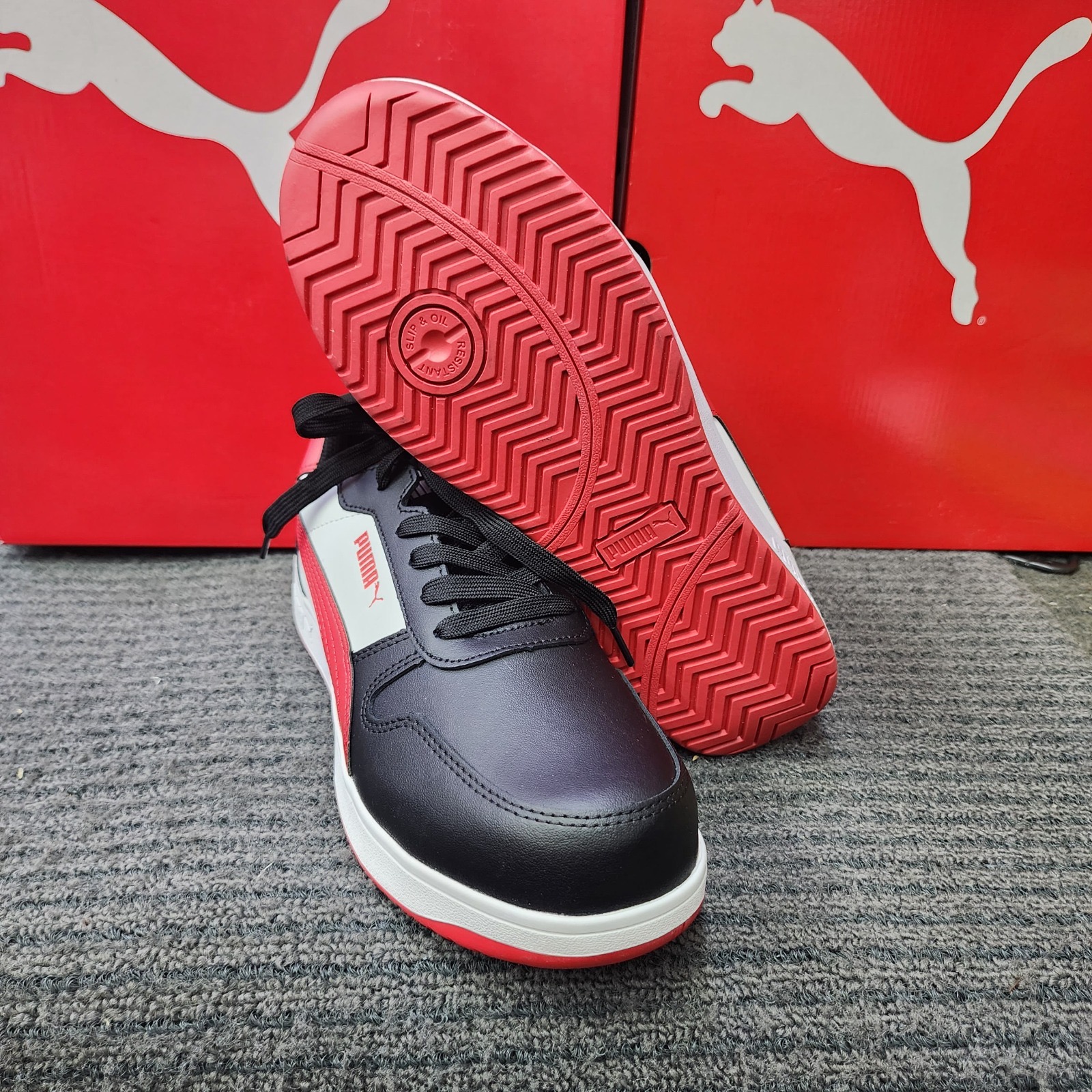 PUMA Safety Shoes 64.020.0 FRONTCOURT LOW CUT SPORT SAFETY 640020