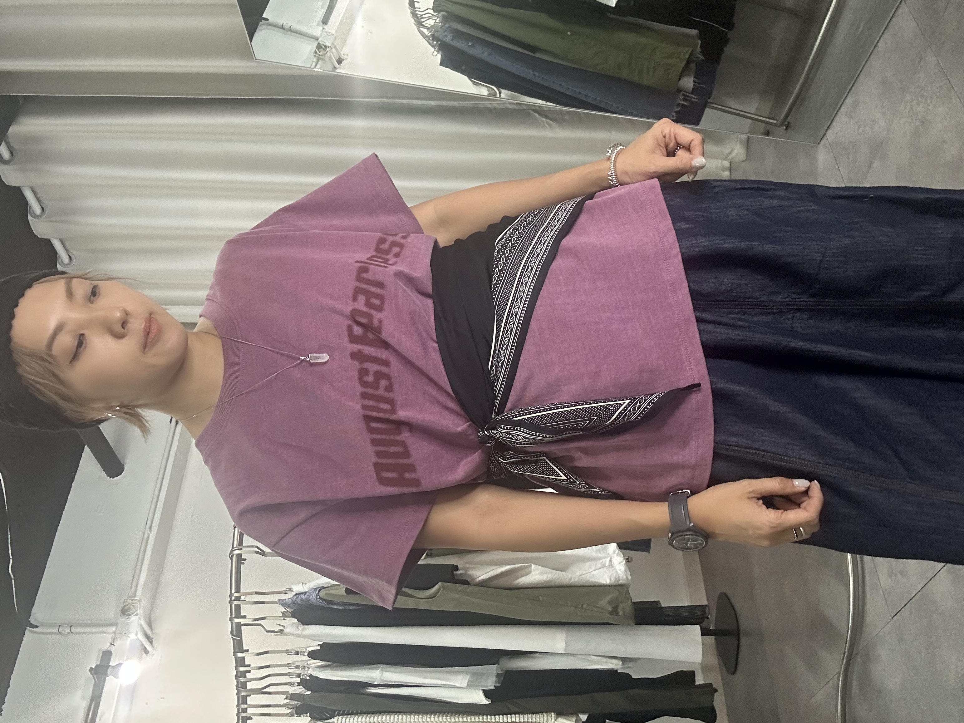 August Fearless 洗水復古寬鬆T