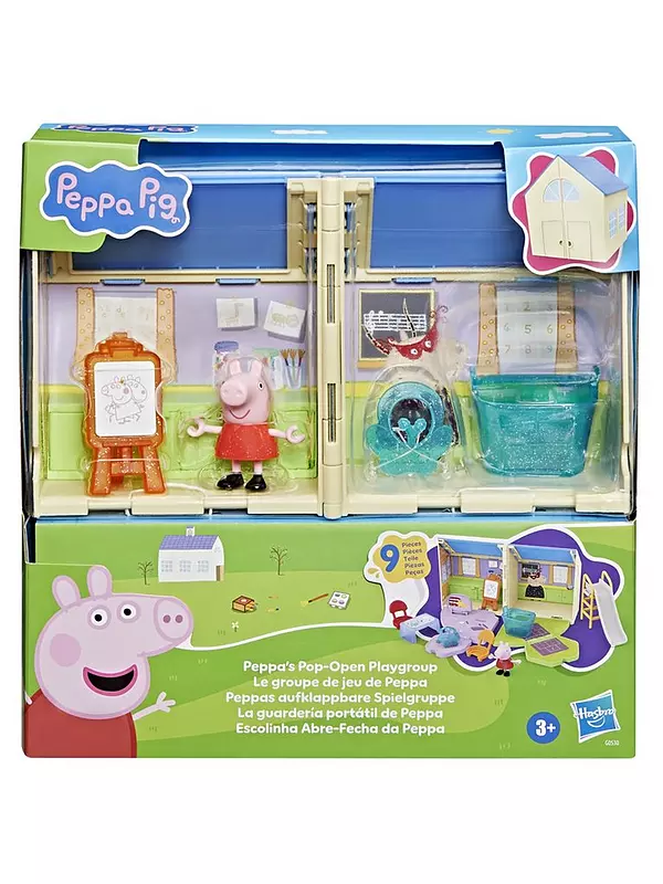正版 Peppa Pig 粉紅豬小妹學校玩具套裝 Playgroup Playset 兒童角色扮演玩具 香港現貨