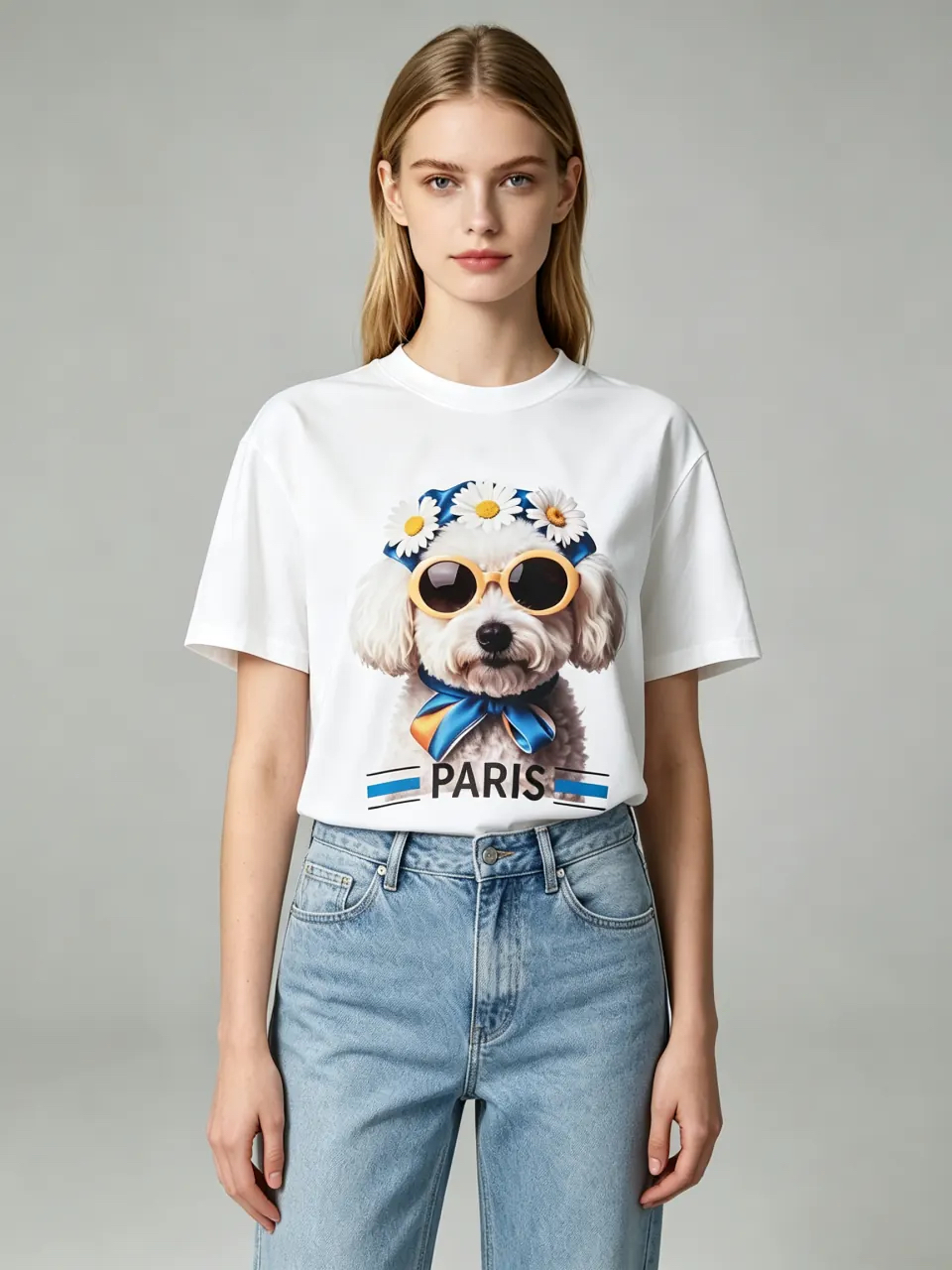 ［訂購］M006 Daisy Pup Sunglasses Tee