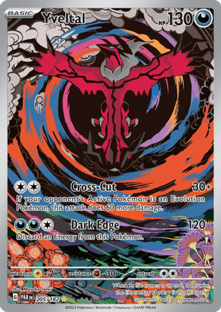 Pokemon TCG Paradox Rift - Yveltal-205/182