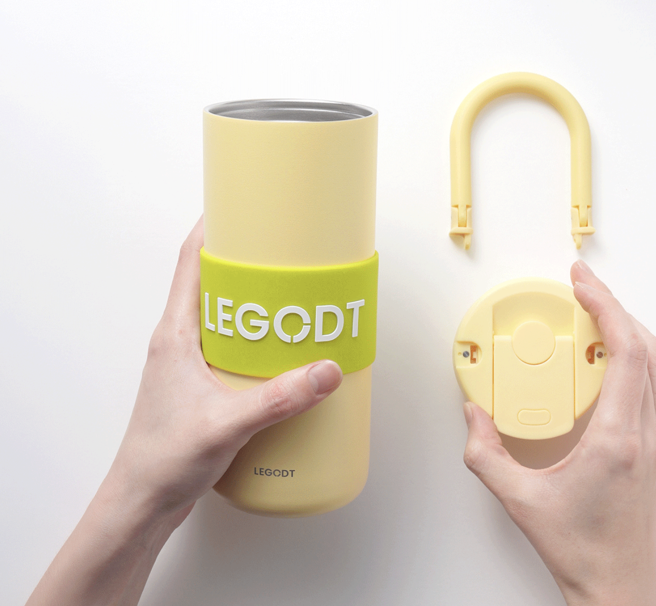 韓國 LEGODT 可拆卸 手提環 不銹鋼 保冷 保溫瓶 591ml｜Loop Tumbler Module 