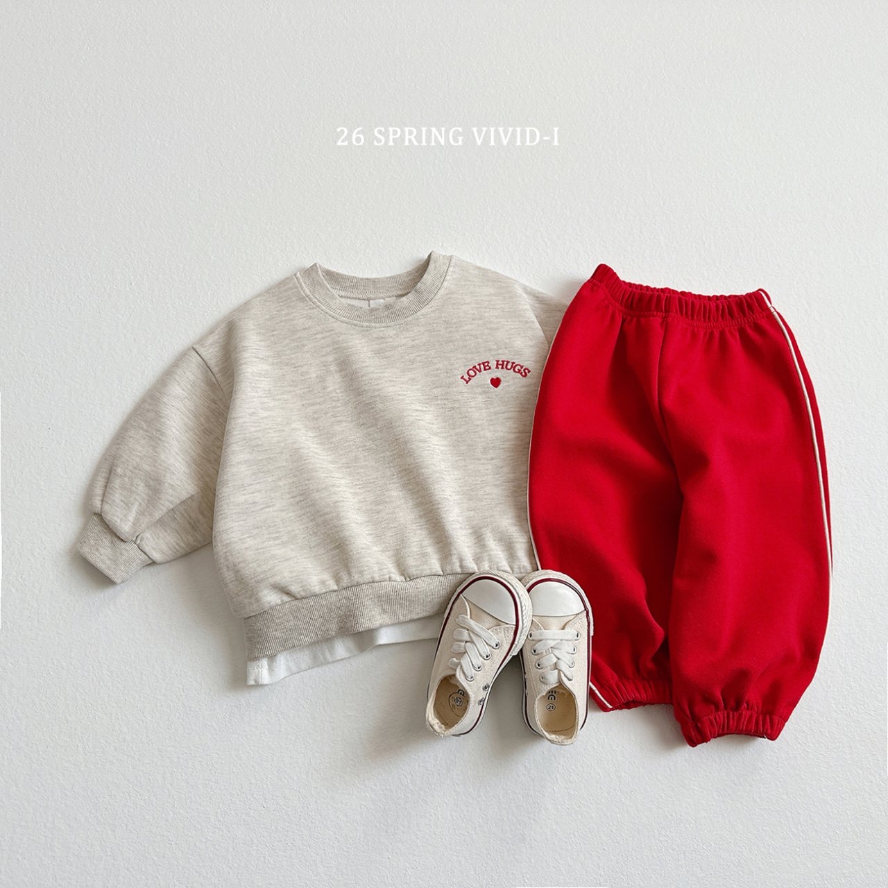 🌸預訂 韓國直送🌸🇰🇷VIVIDI兩色條紋寬鬆束腳運動褲