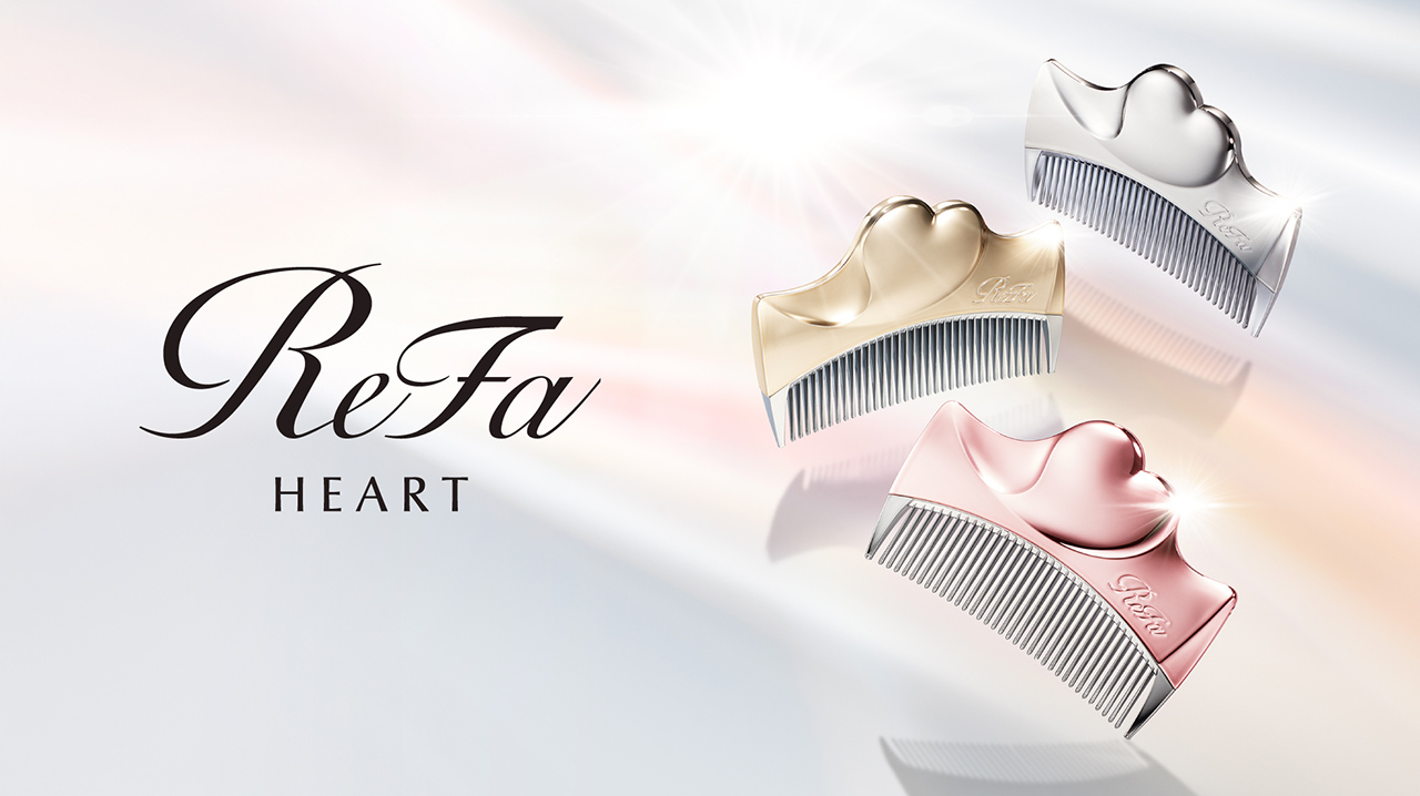 四月連線貨品 - 日本REFA Aira WITH 流線型心形齒梳