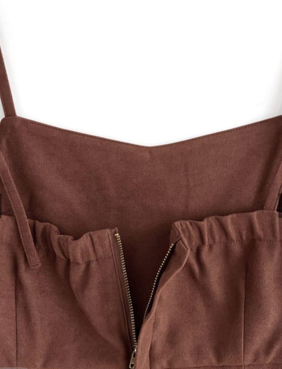 一SET兩件～<限量現貨> 木耳邊Knit Top + 細帶OPS SET