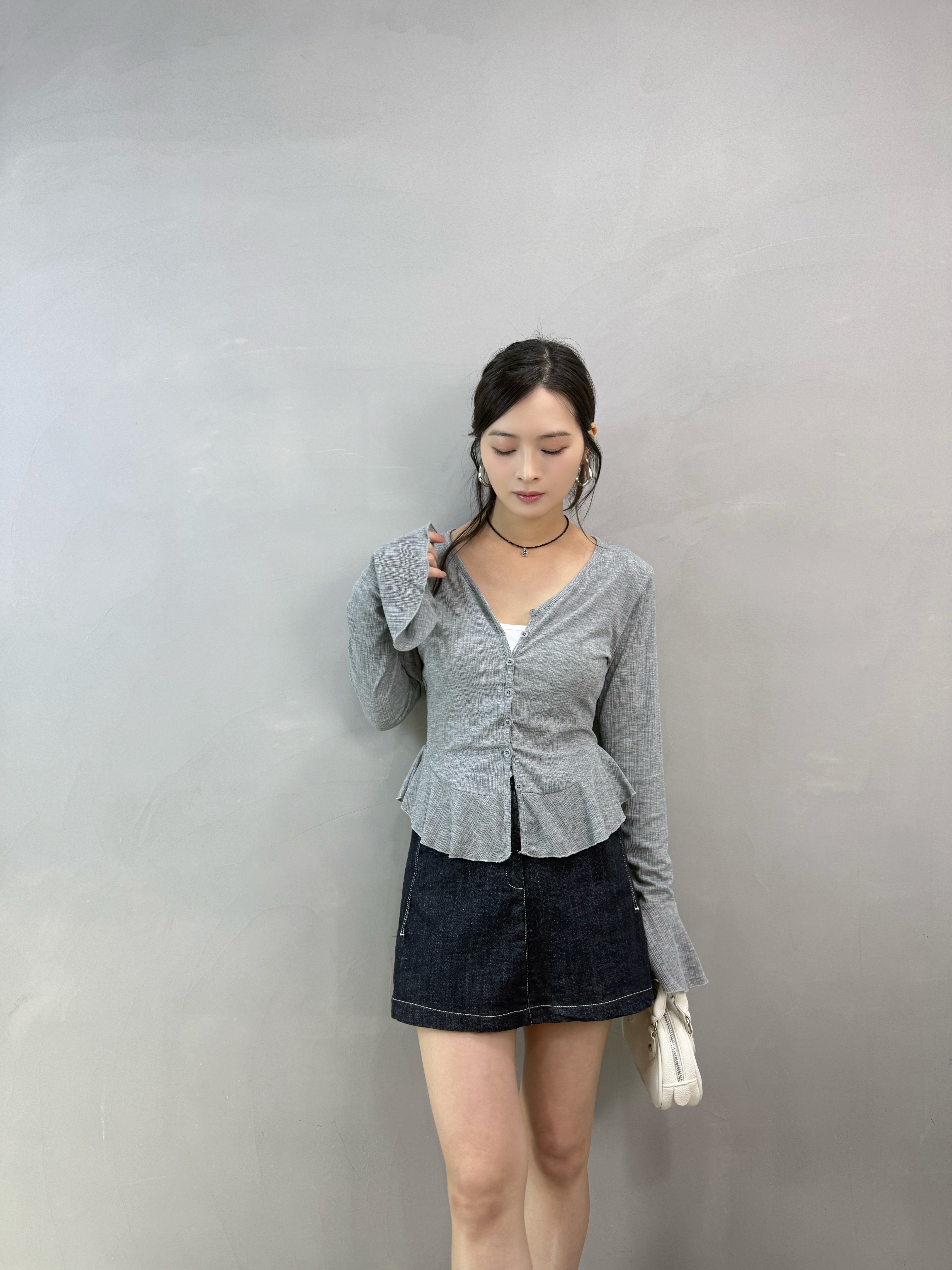 C12 喇叭袖扣鈕Top