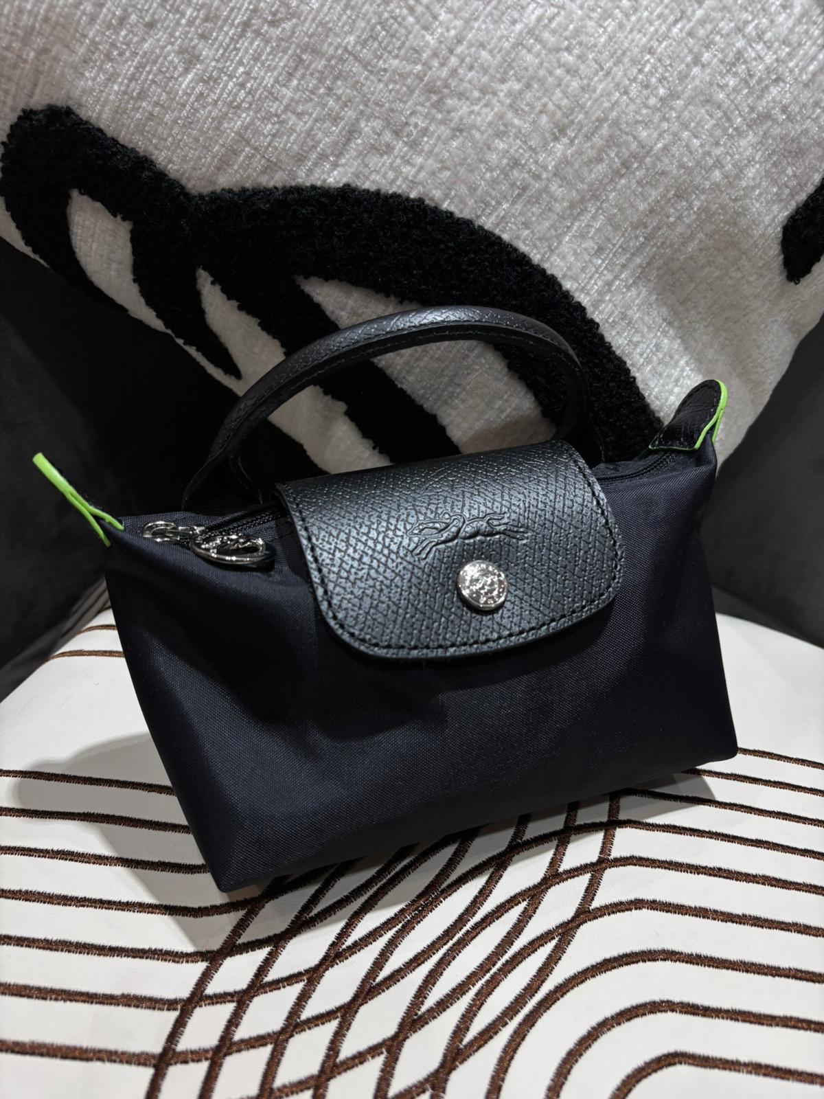 LONGCHAMP Nylon Le Pliage 2 way bag 100%Authentic,98%new  