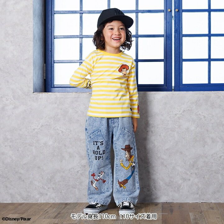 🇯🇵預訂 日本直送🇯🇵Babydoll x Toy Story系列三色人物印花條紋長袖上衣