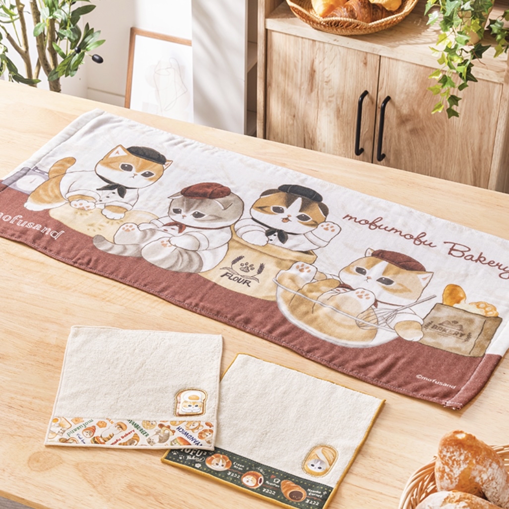 Mofusand 鯊魚貓 長巾｜預訂