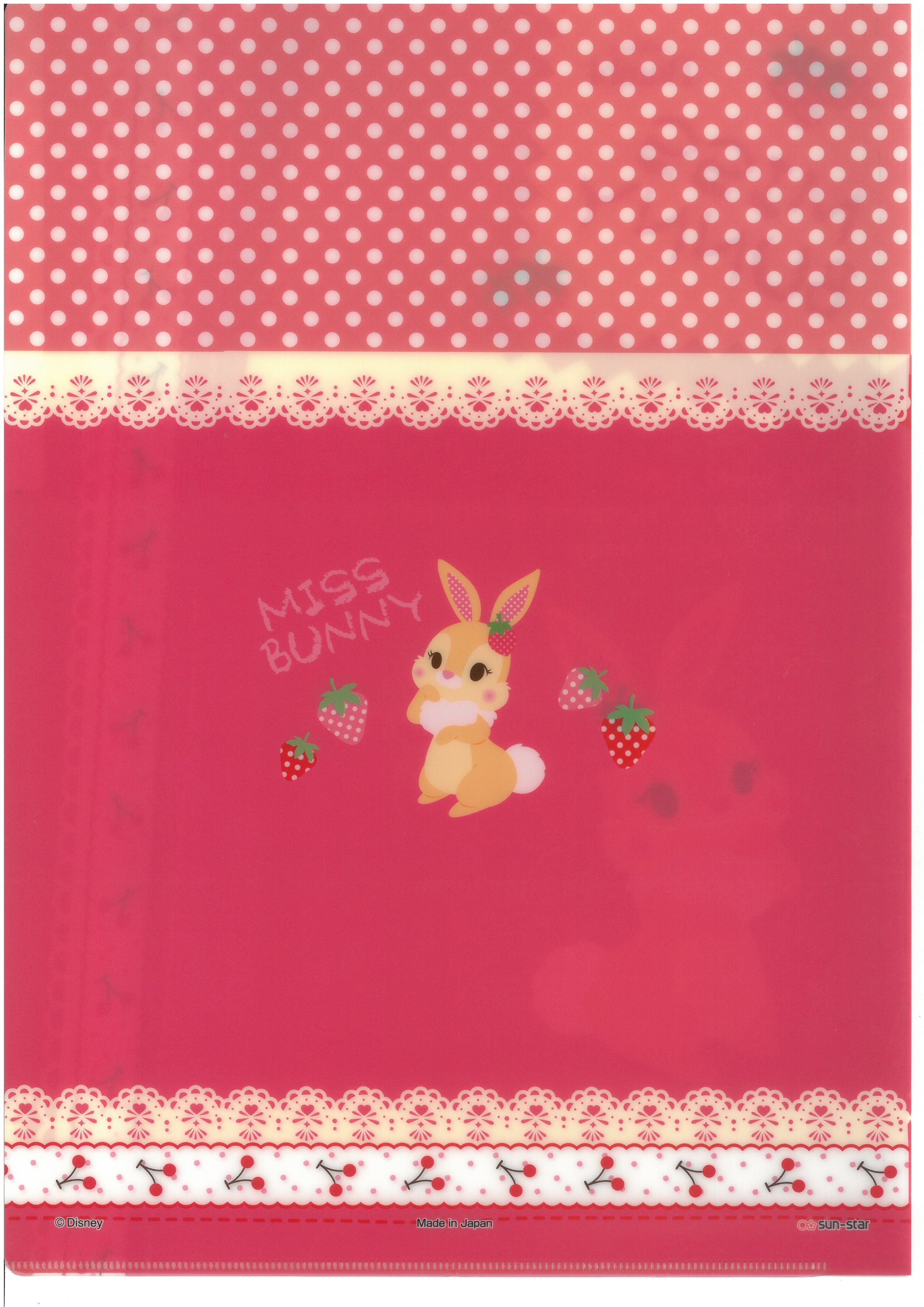 Miss Bunny A4 雙開文件夾 (2129-698)