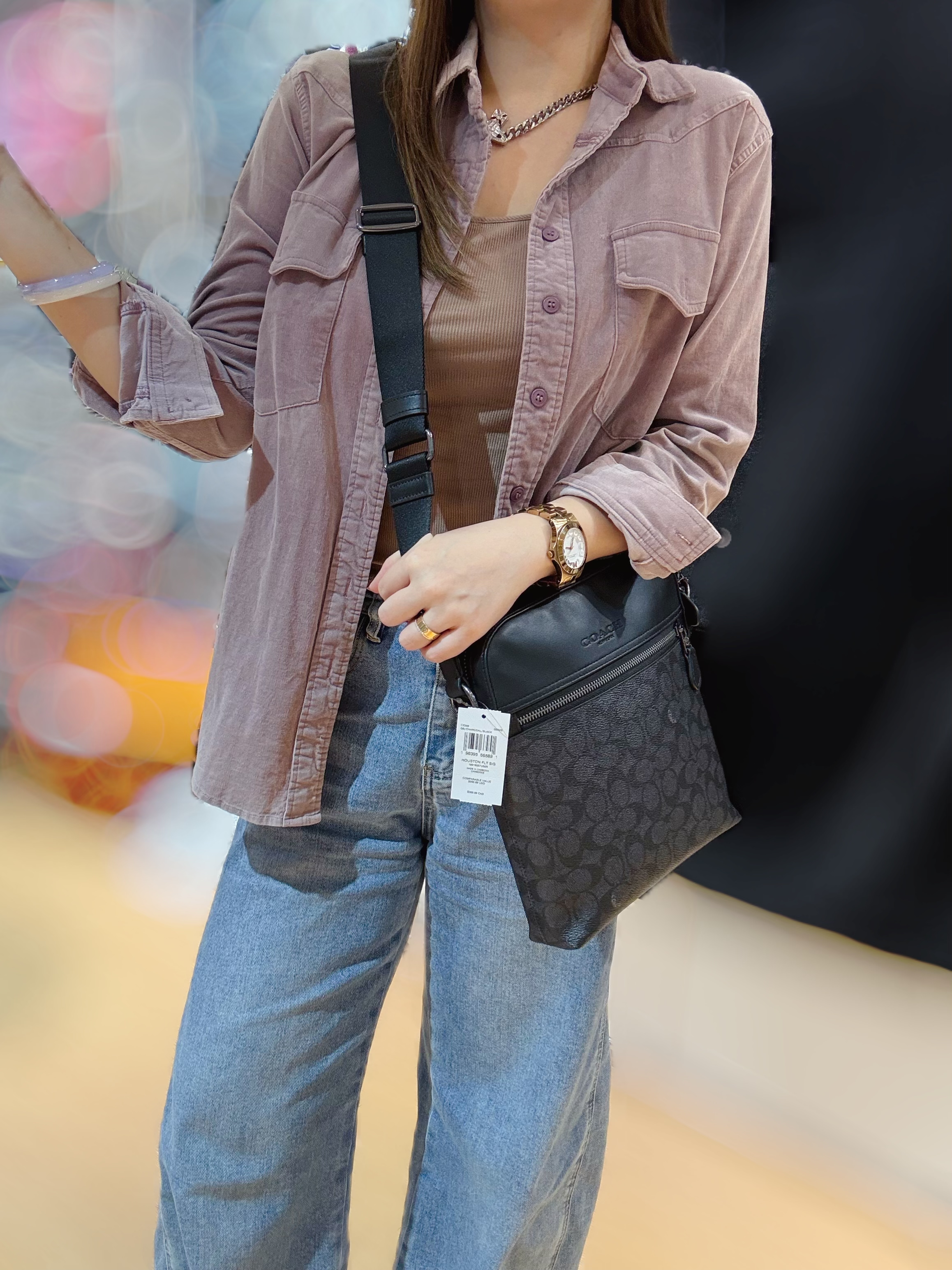 Coach flight bag blk/m