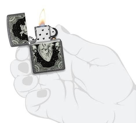 Zippo 48720 Heart Design 防風打火機 | ZIPPO 指定授權經銷商 |美國製造 | 收藏