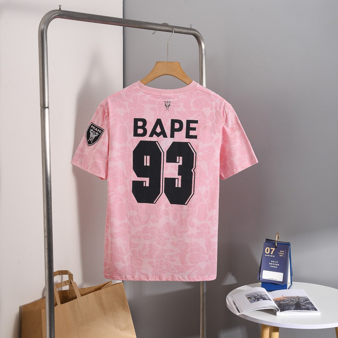 BAPE x Inter Miami CF Camo Tee