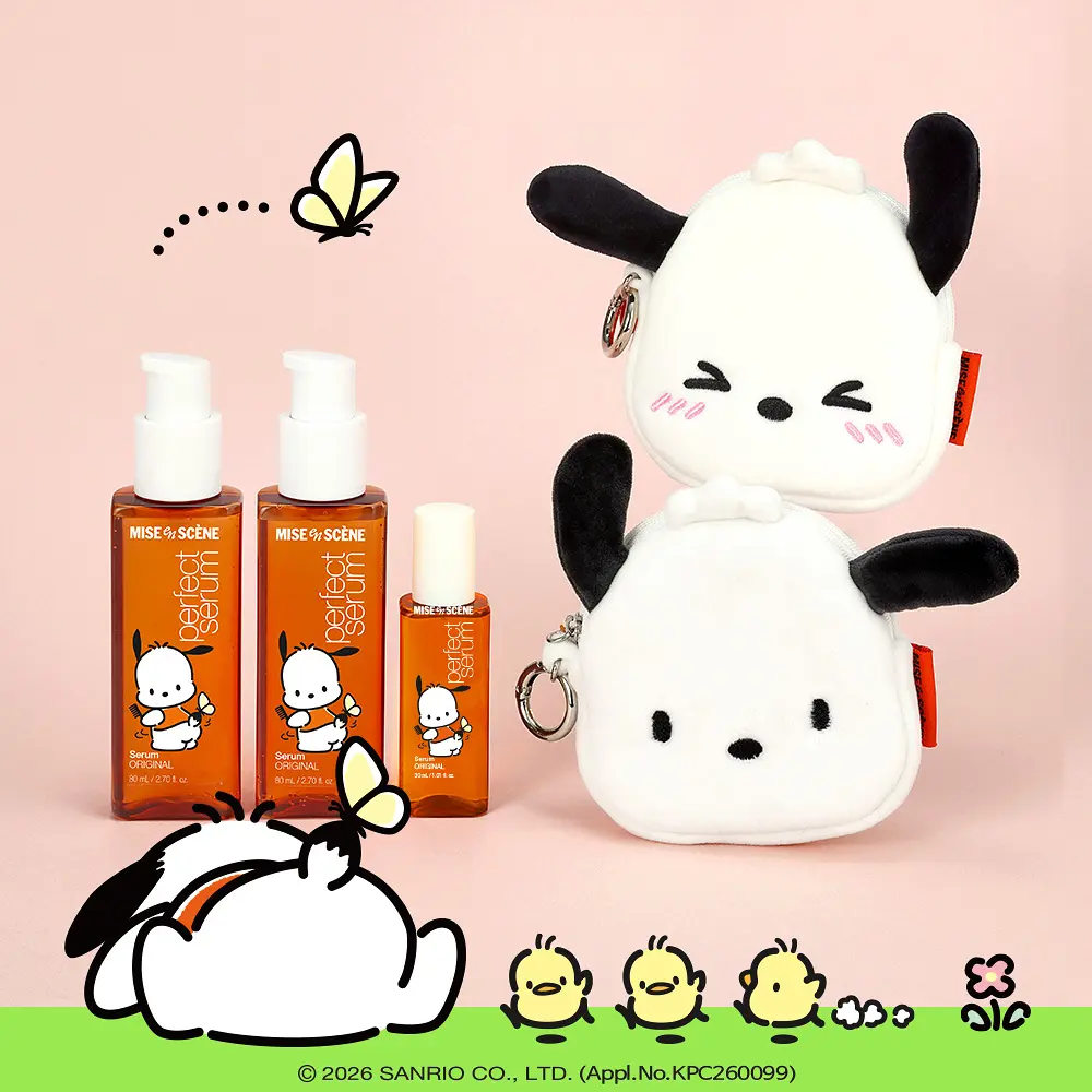 [미쟝센mise en scene x Sanrio] PC狗 限量版 Perfect Serum 計劃套裝 