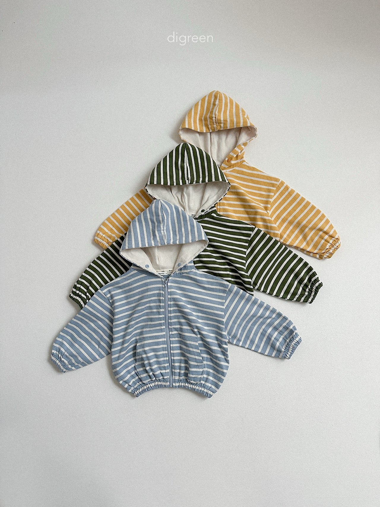 Digreen | candy hood zip-up 