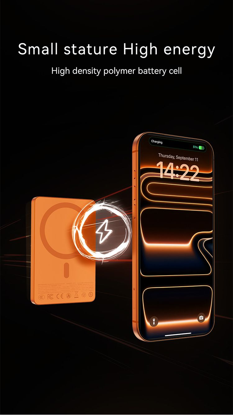 [CCC認證產品及可追溯二維碼] Maxco Magnetic 10000mAh PD 20w 金屬磁吸流動電源 MP39 [預計8月中出貨]
