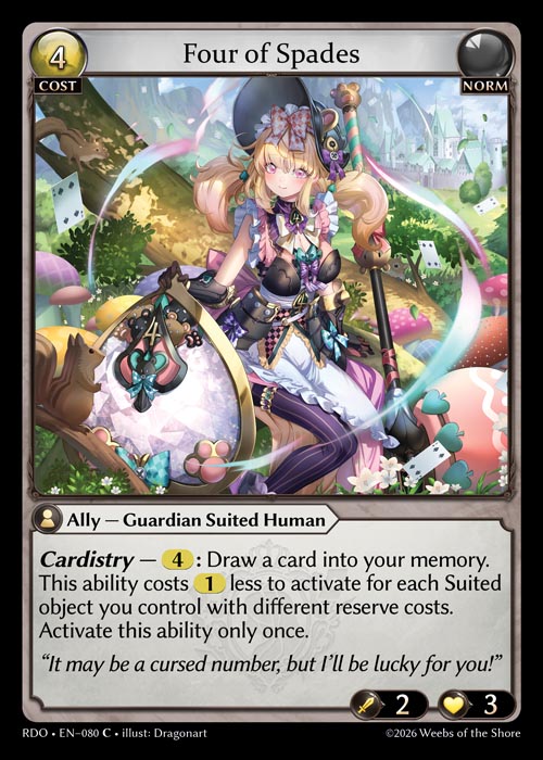 Four of Spades / RDO-080 (C)