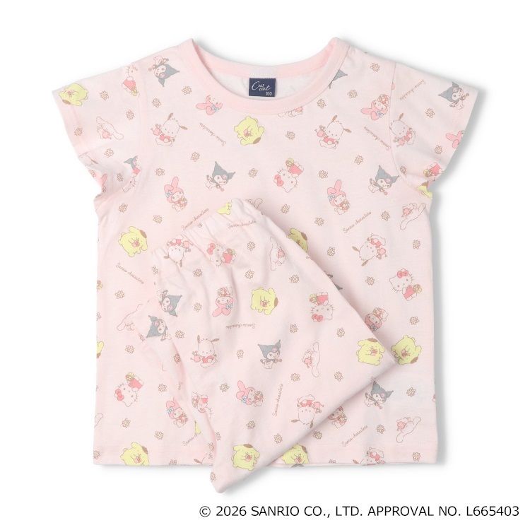 🆕【⭐訂購⭐】🌀 🇯🇵 日本直送 #SanrioCharacters 全印花 喇叭袖 家居服套裝［2款選］ 🌀[ELCA-0277][260429]