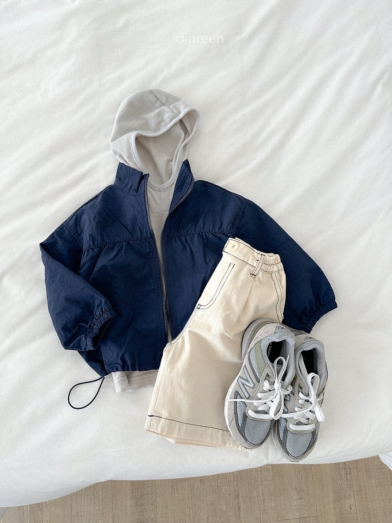 Digreen | rib windbreaker 