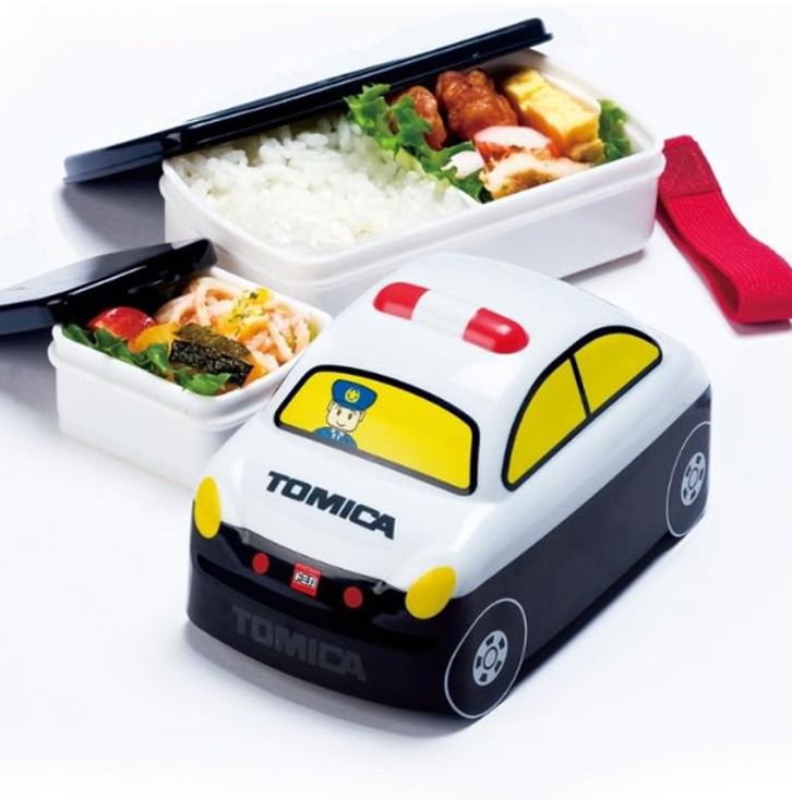 日本直送  Tomica 警車立體兒童餐盤 / 兒童食物盤 / 兒童餐必備  