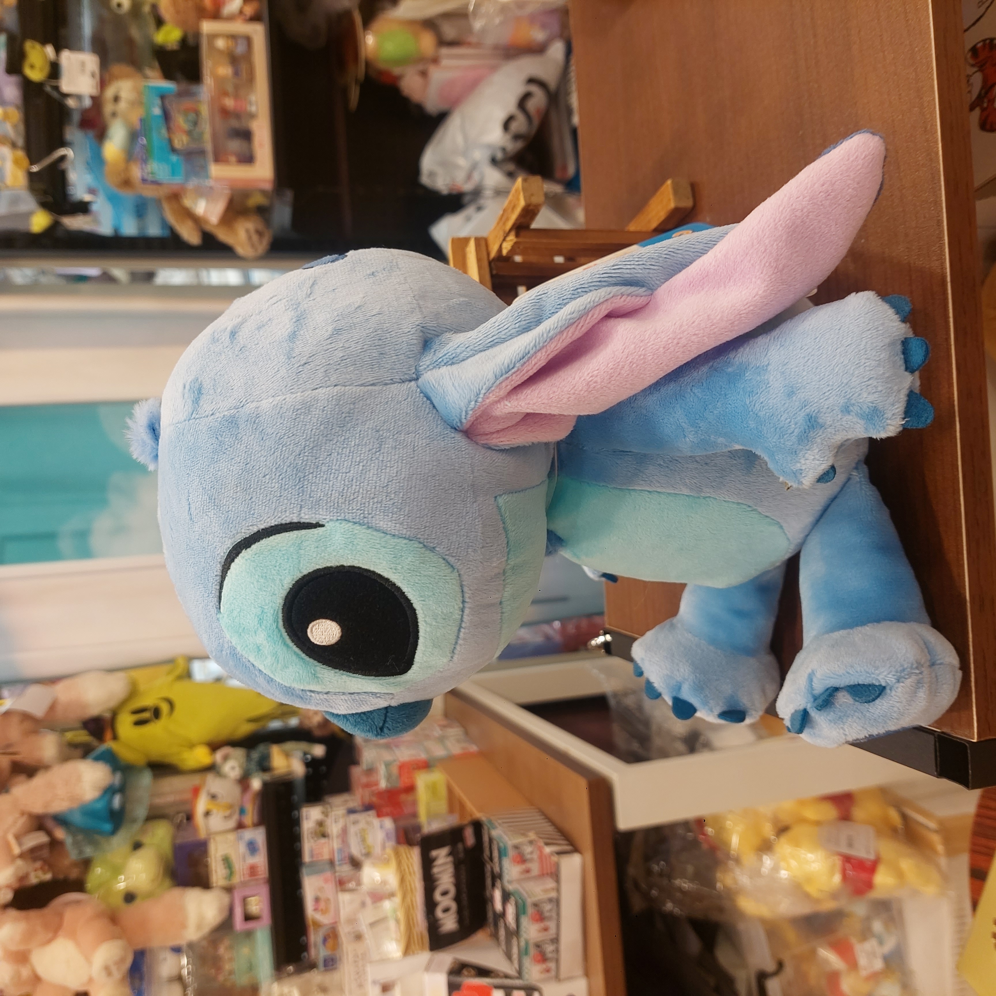 原裝日本 Disney 搖擺耳朵 Stitch 史廸仔 公仔 耳朵會郁  座高25cm