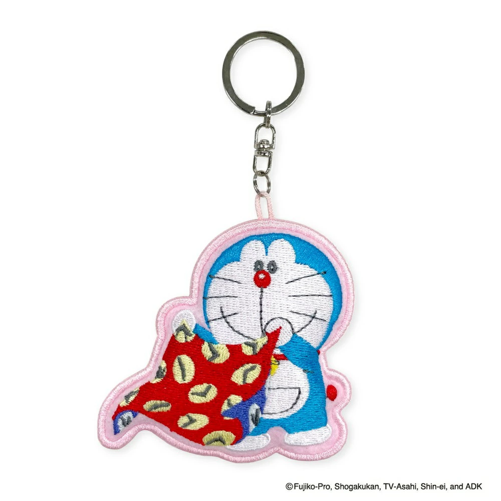 [訂購] 多啦A夢鎖匙扣 法寶 刺繡圖案 Doraemon