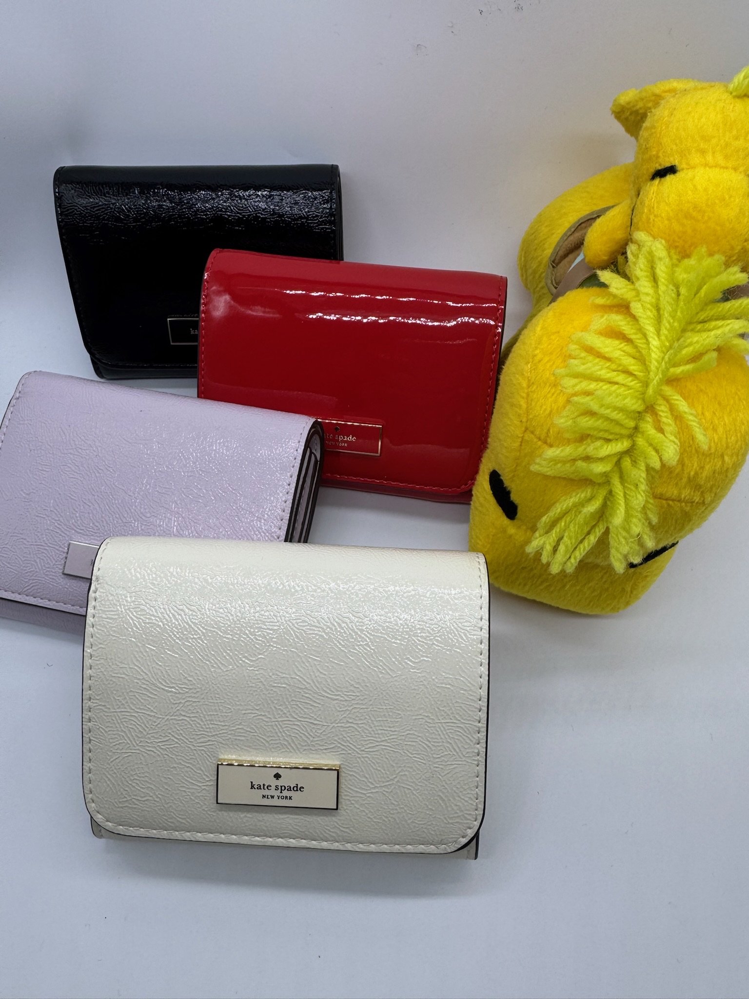 ✈️🇺🇸🇨🇦方便實用嘅Kate Spade ♠️ New York Outlet 短摺銀包現貨🤍🖤❤️💜