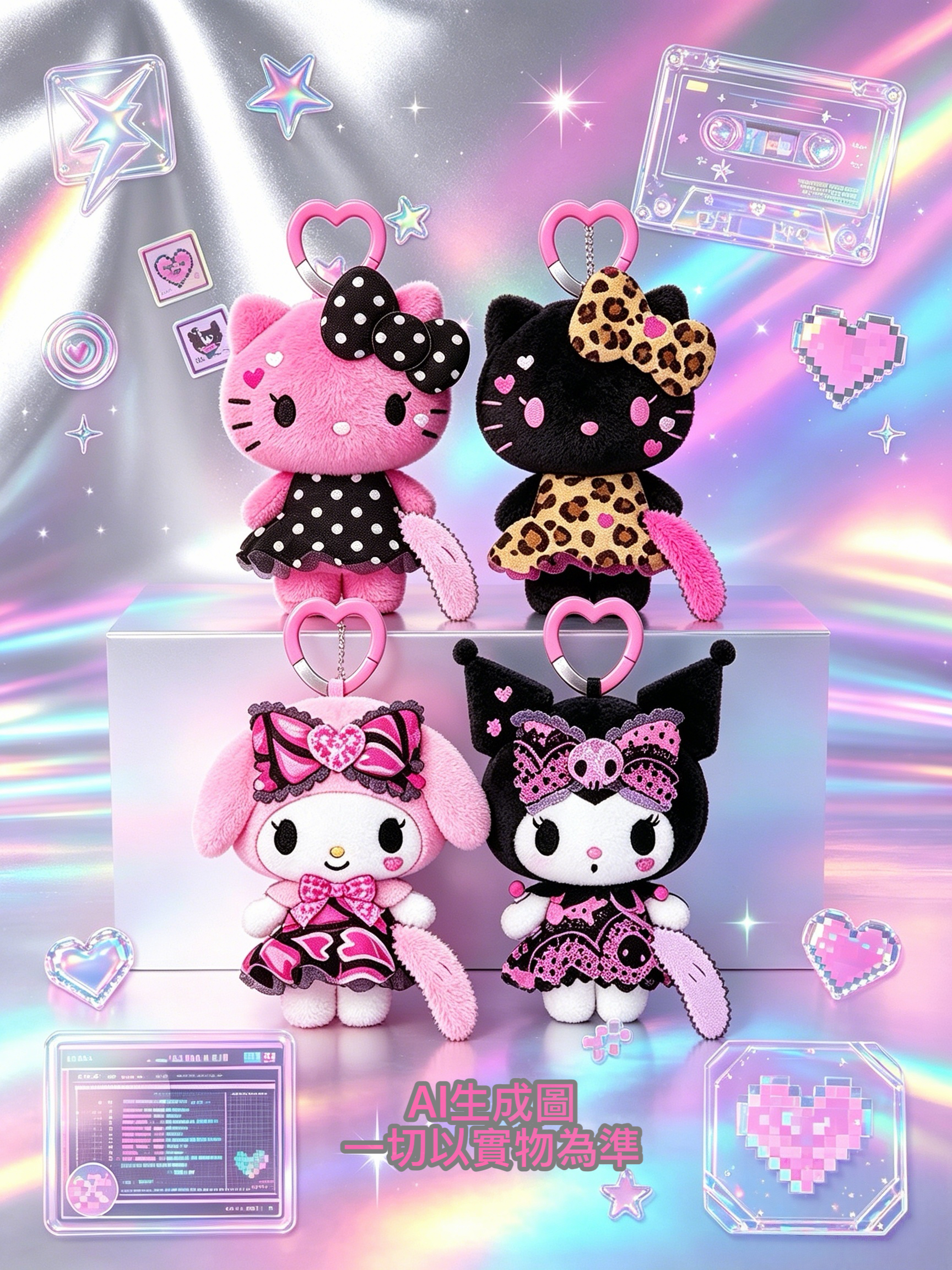 ［7月尾到貨] Sanrio Y2K公仔掛飾系列