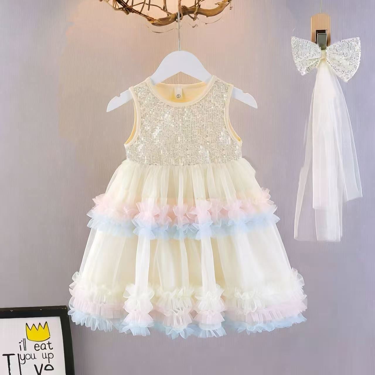 66158803 | Bling Bling Dress (Beige)