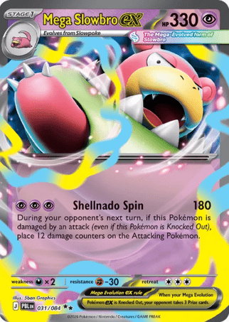 Pokemon TCG Pitch Black - Mega Slowbro EX-031/084
