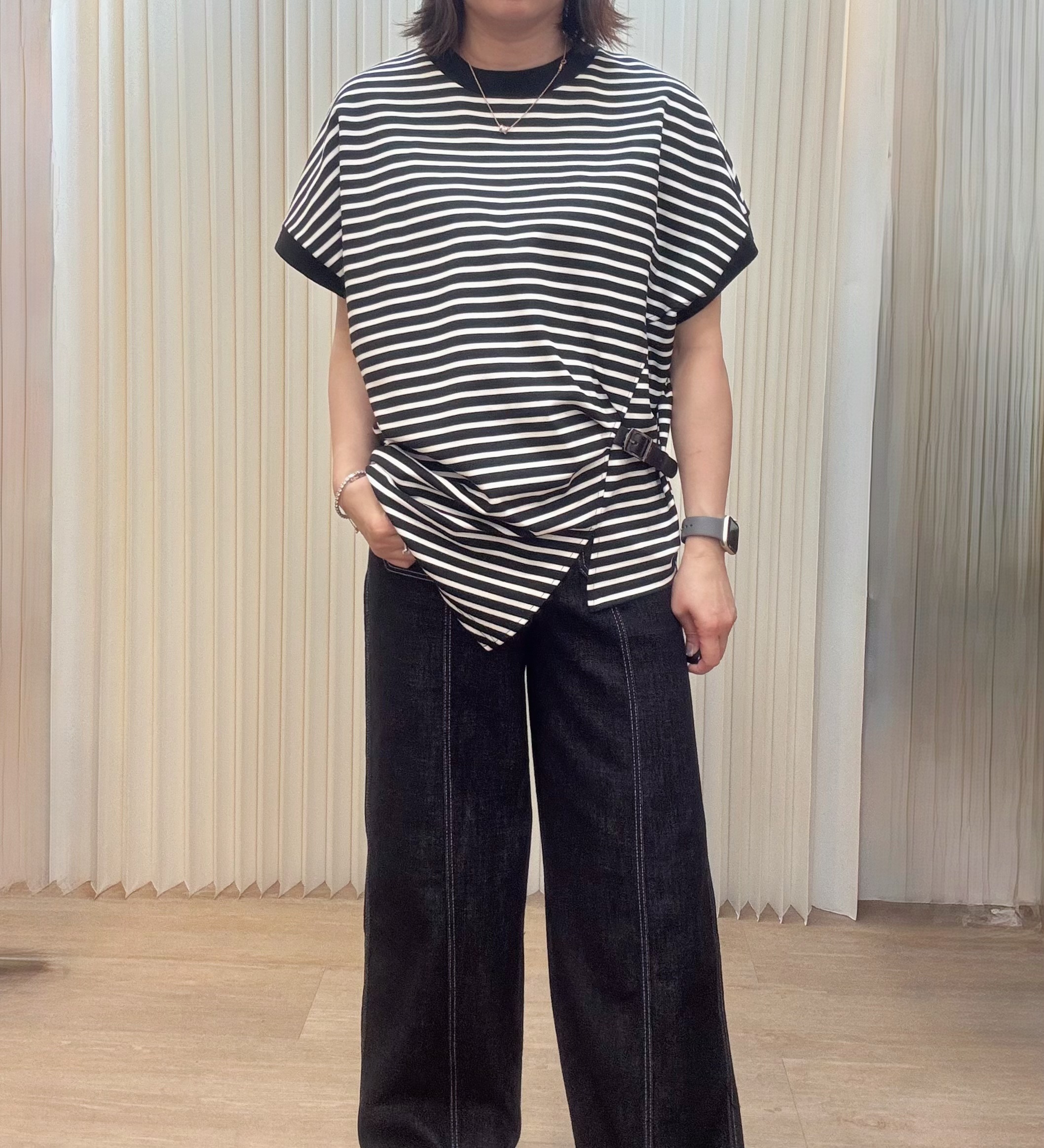 韓國腰有扣衫 M501 03no17240