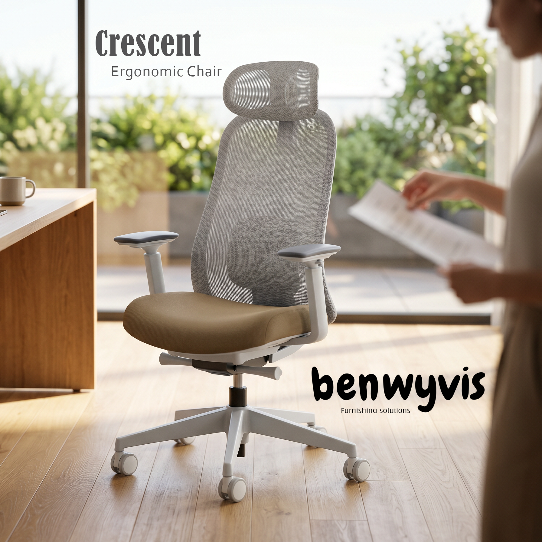 Crescent, Ergonomic Chair Office Chair