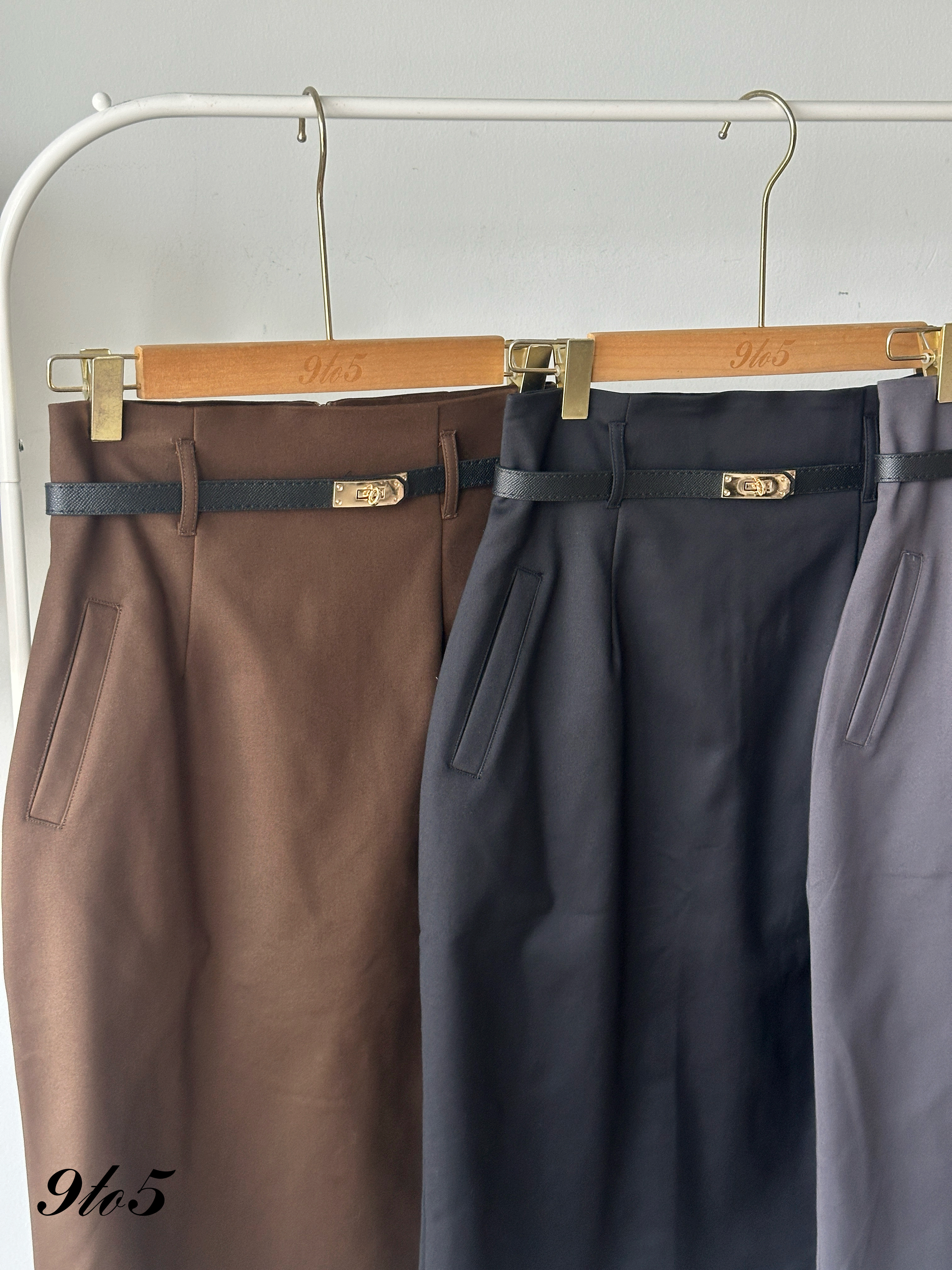 S1904 Midi Pencil Skirt - 3 Colors 