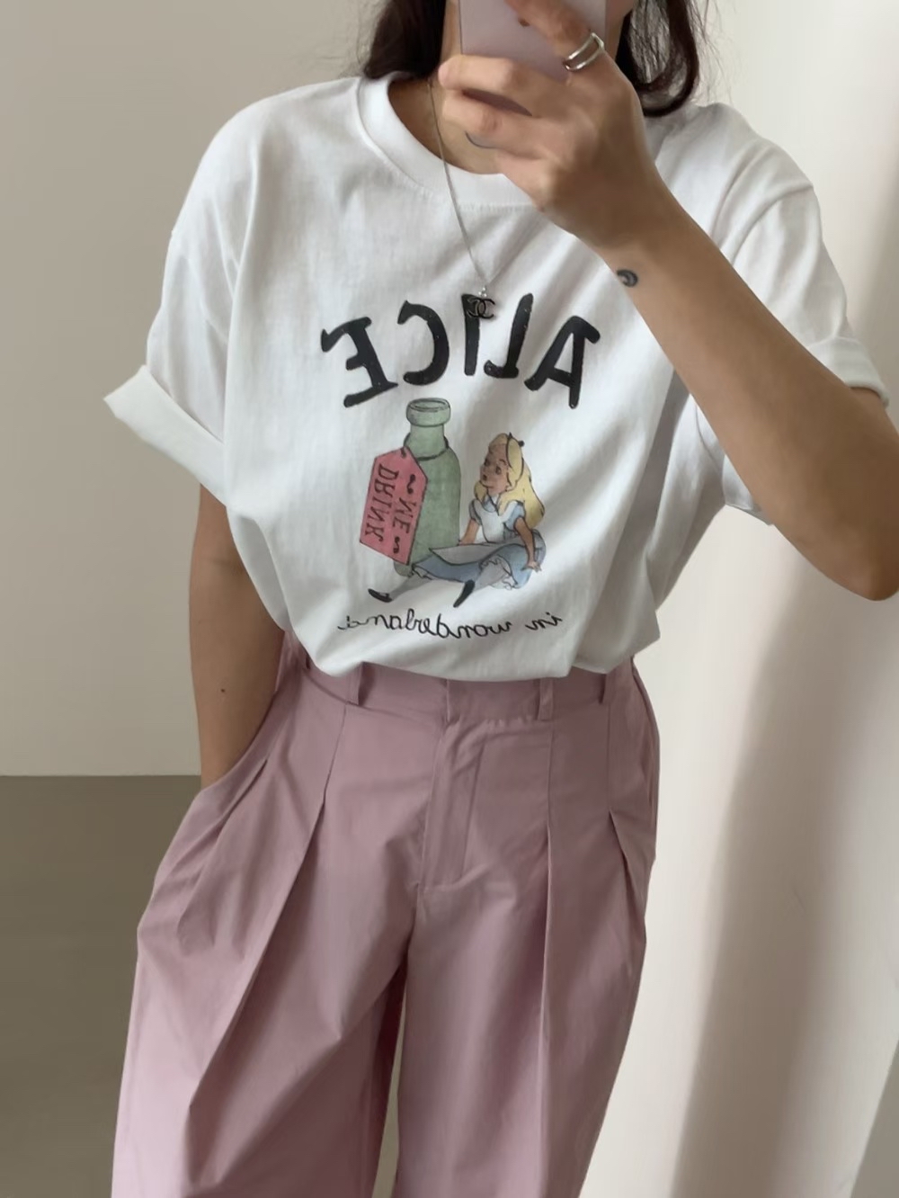 Alice print tee