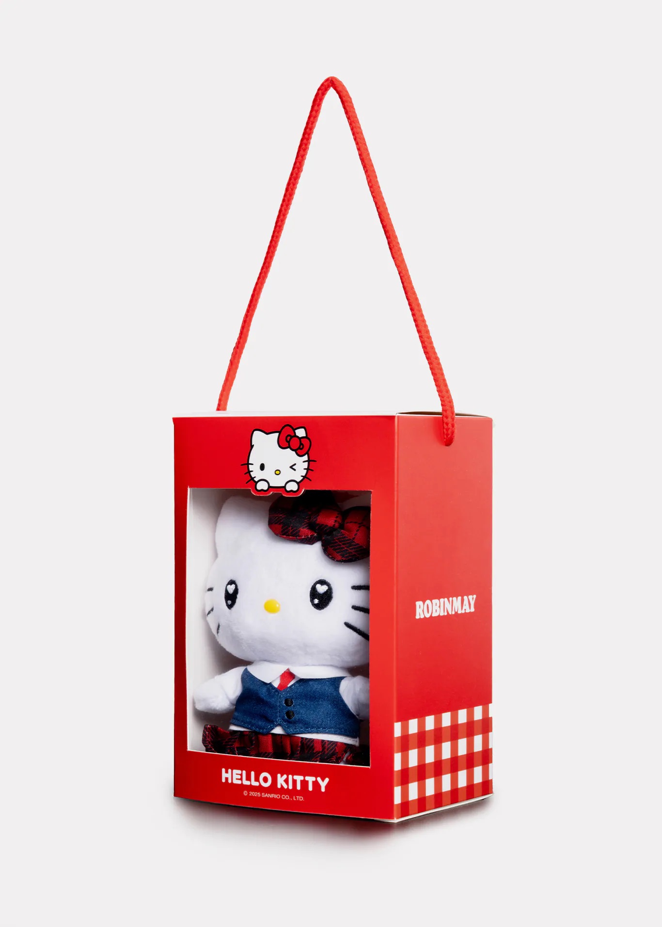 📦訂購 台灣限定 三麗鷗 Sanrio Hello Kitty聯名 格子裙娃娃吊飾