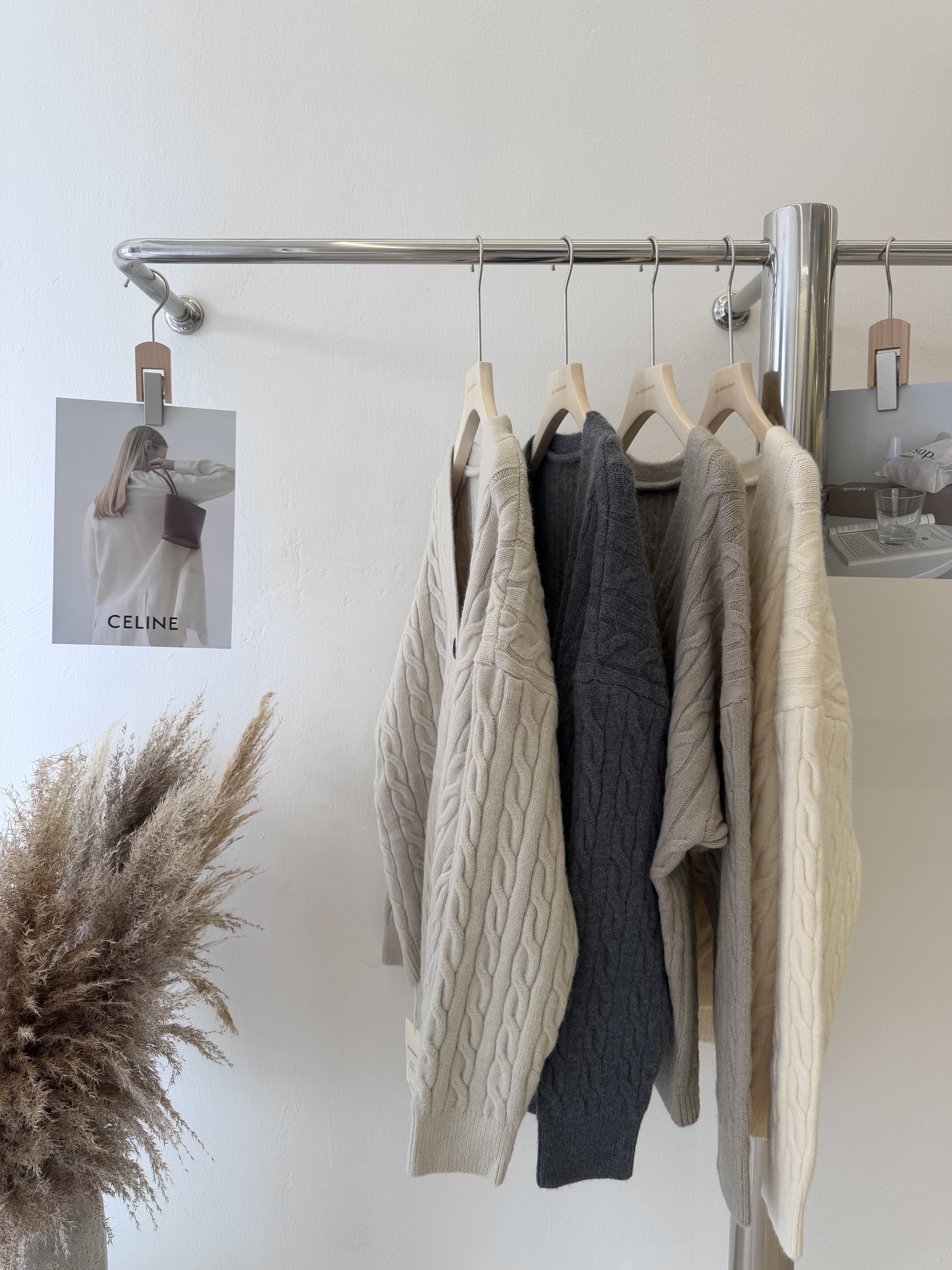 6609 韩系麻花纹长版外套