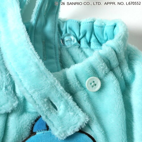 🆕【⭐訂購⭐】🌀 🇯🇵 日本直送🇯🇵 #Sanrio 可愛刺繡圖案 絨毛 背帶燈籠褲［4款選］🌀 [ELIA-0015]