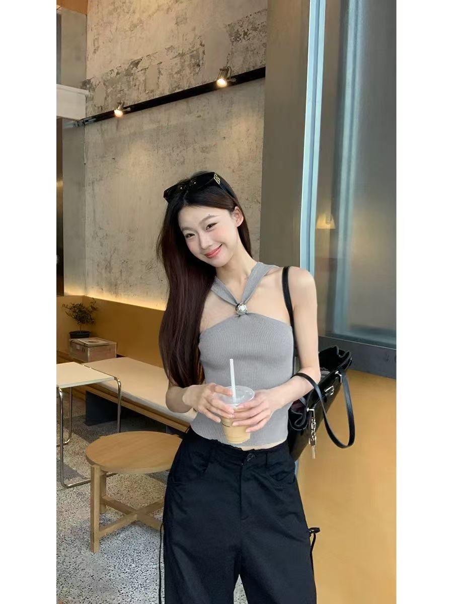 TP361挂脖纯欲抹胸