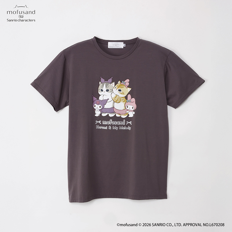 🎀【預訂】Sanrio x Mofusand My Melody & Kuromi T-shirt