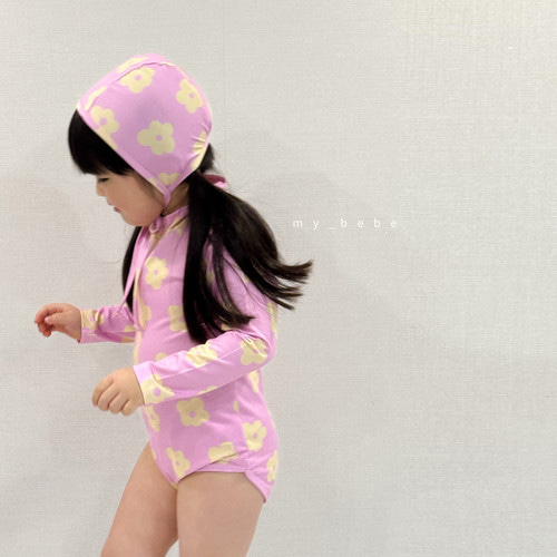 🇰🇷mybebe 泳衣+帽