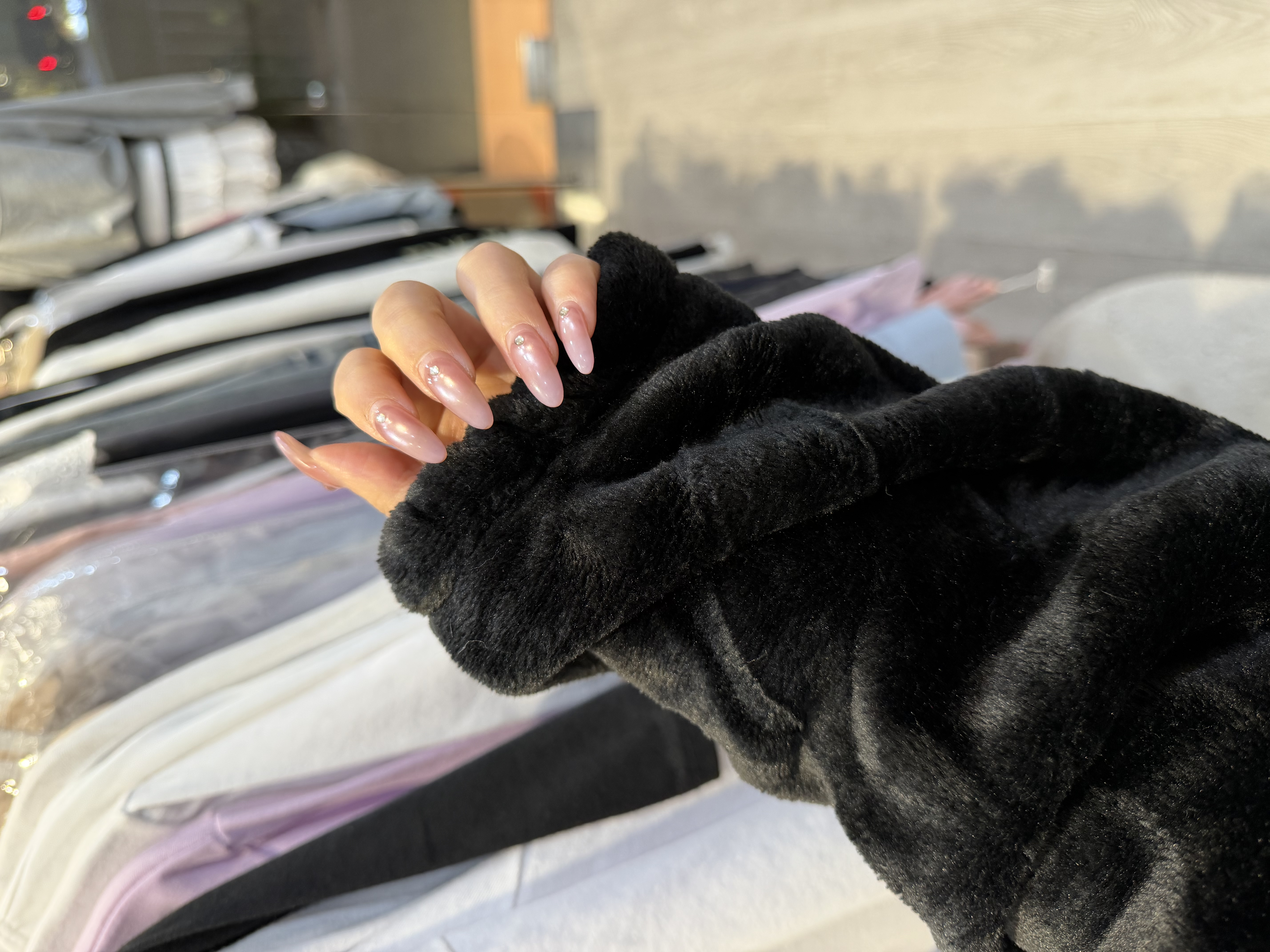 韓國新翻巨版毛毛長款外套🦦有帽